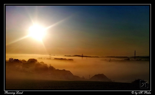 Burning-Land by hpizka, On my way to work.