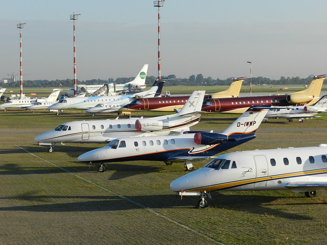 Executive Jets at Dusseldorf