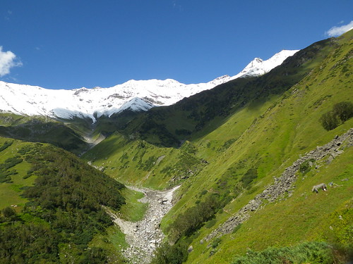View up to Kaliheni Pass by The Hitman!, cloud india mountain snow trek monkey delhi goats ke marijuana mandi hindu mules manali cannabis dal