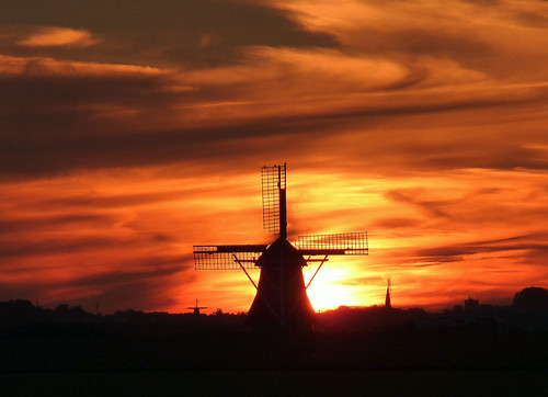 sunset orange windmill noorderland panasoniclumixtz7zs3 magicmomentsinyourlifelevel1 quandlesoleilditbonjour