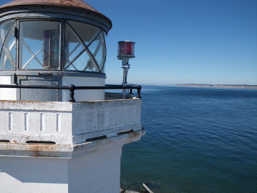 Point Wilson Lighthouse - Old & New