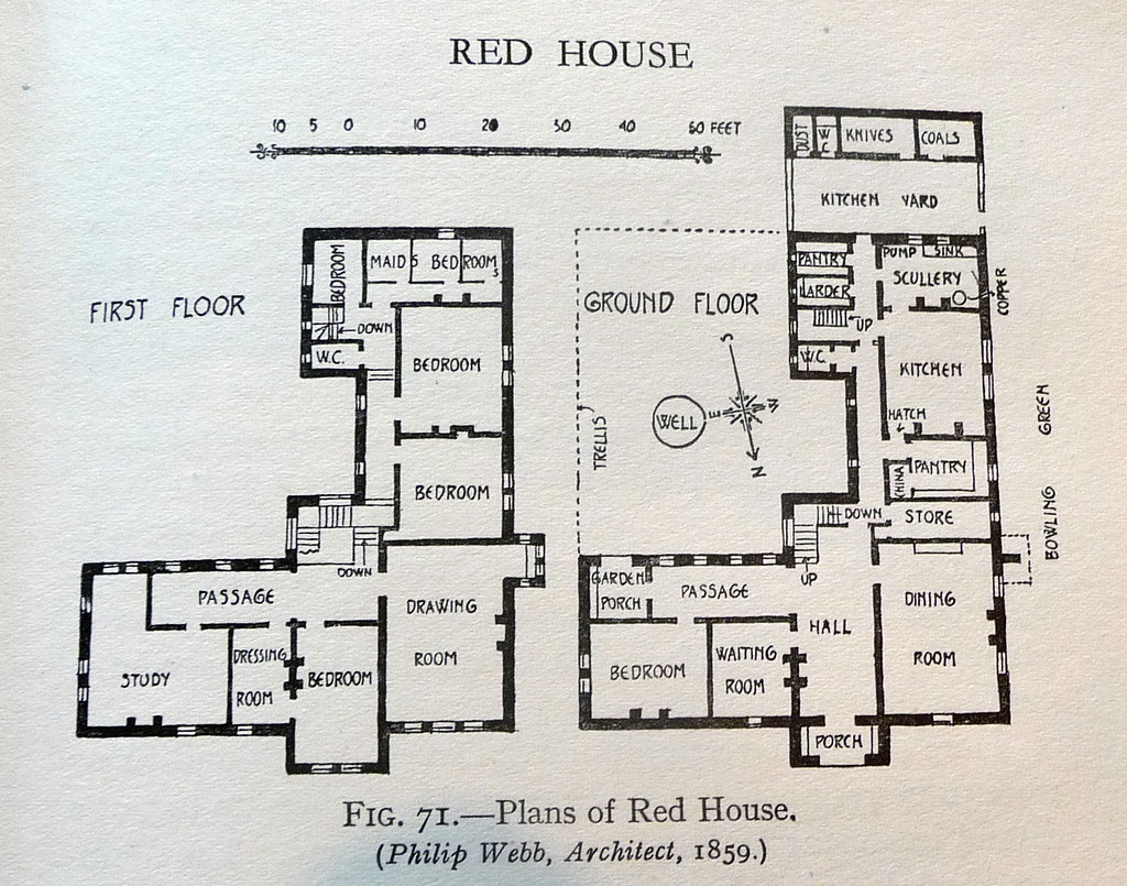 Plan of the Red House With a special room just for the