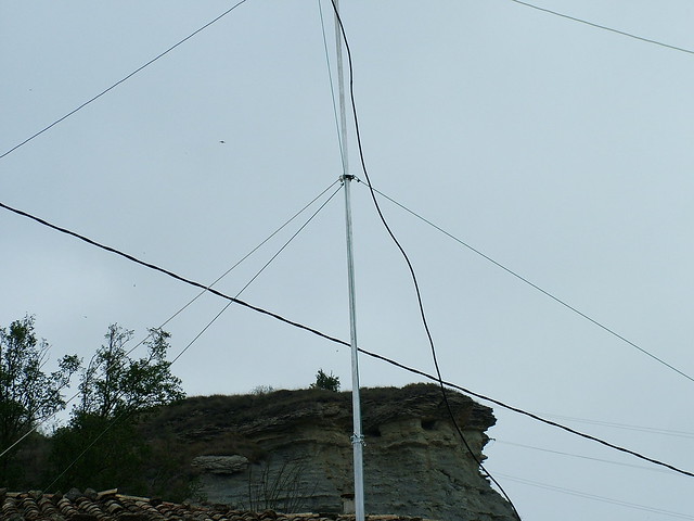Antena de l'estació EA3CH/P