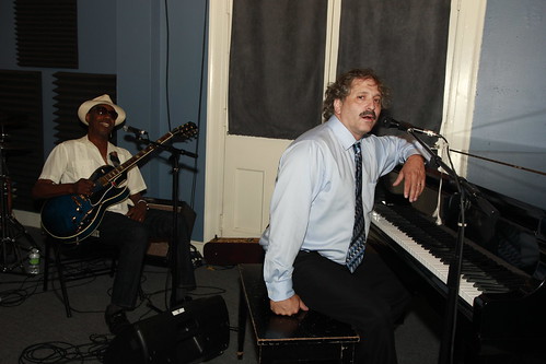 David Torkanowsky joins Walter Wolfman Washington. Photo Parisa Azadi