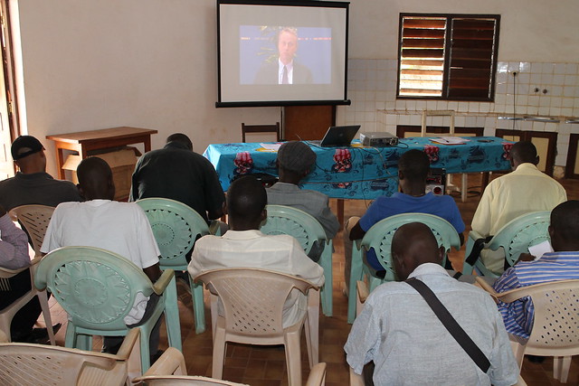 Media briefing with the journalists to provide the latest information on the ICC’s activities, Bangui, CAR, 23 August 2012