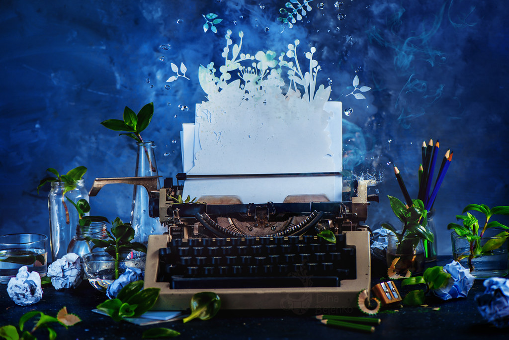 Words of Spring | Creative writer workplace with a typewrite… | Flickr