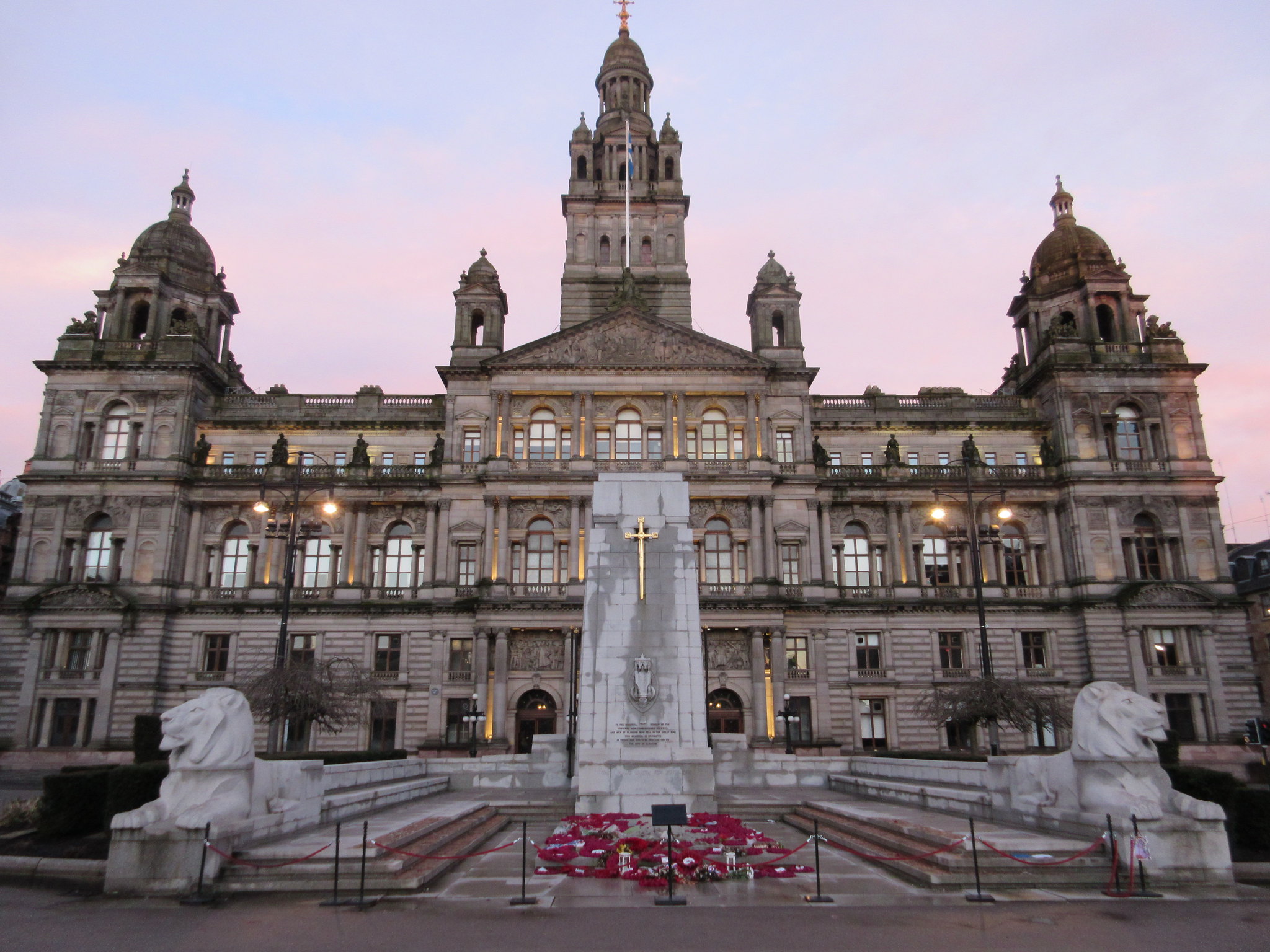 City Chambers at Sunset, Glasgow, 4 April 2018