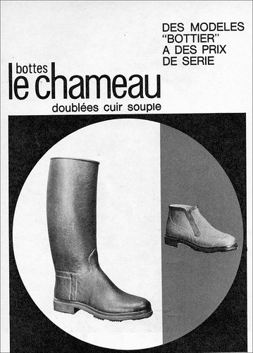 The 1970s-1970 ad for Le Chameau rubber boots | Mo | Flickr