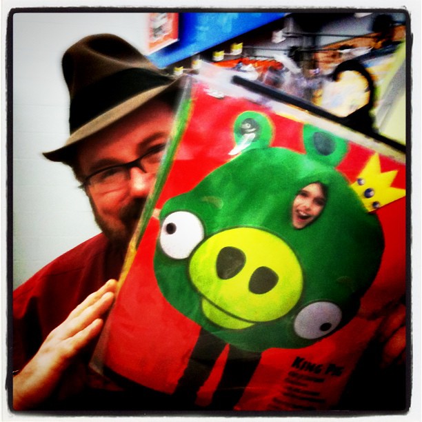 HUGE Angry Birds Pig Halloween Costume at Walmart spotted … - Flickr
