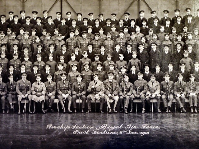 Royal Air Force, Airship Section, East Fortune, Scotland. 3rd December 1918