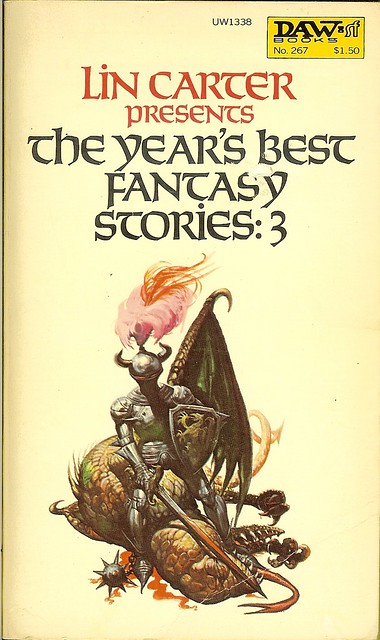 Year's Best Fantasy Stories: 3 - edited by Lin Carter - cover artist Josh Kirby