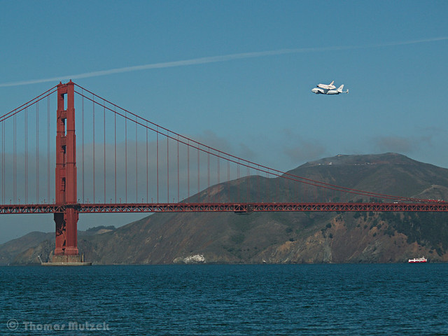 Shuttle Endeavour's last Trip, San Francisco