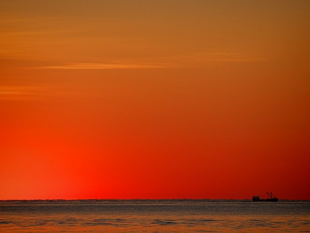 Before sunrise, Long Island Sound, CT