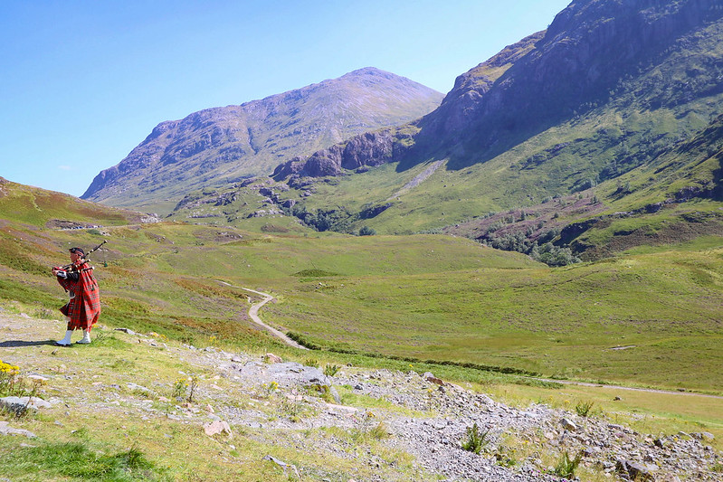Scottish highlands and Glencoe