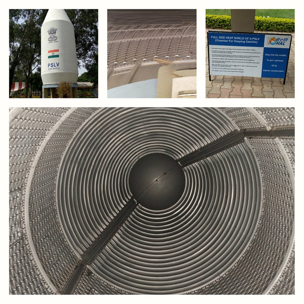 Insides of a PSLV heat shield