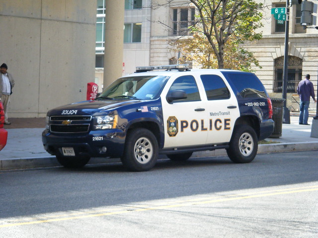 Metro Transit Police SUV Washington DC