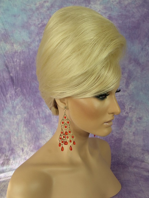 BLONDE BEEHIVE FRENCH TWIST 2