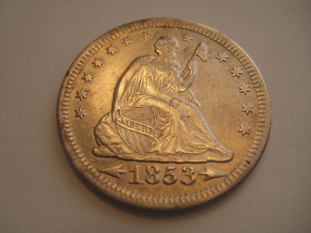 1953 Sitting Liberty Quarter Dollar