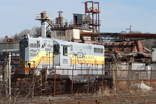 Abandoned Bay Colony Railroad Locomotive