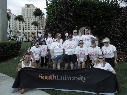 South University, West Palm Beach at the Making Strides Against Breast Cancer 5k Walk