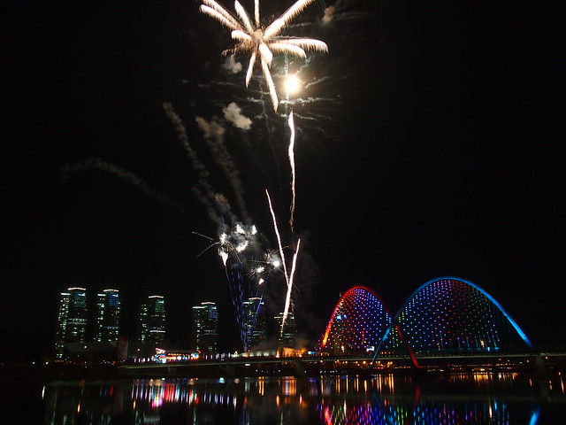 Fireworks-Expo Bridge-Daejeon-South Korea
