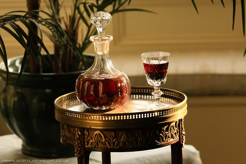 Crystal Decanter & Glass