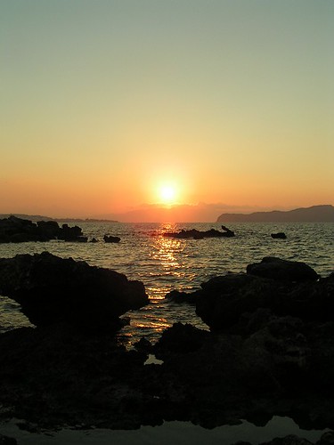Sunset, crete