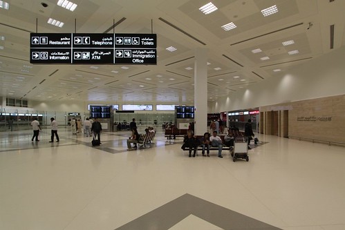 Arrivals hall of Doha International Airport