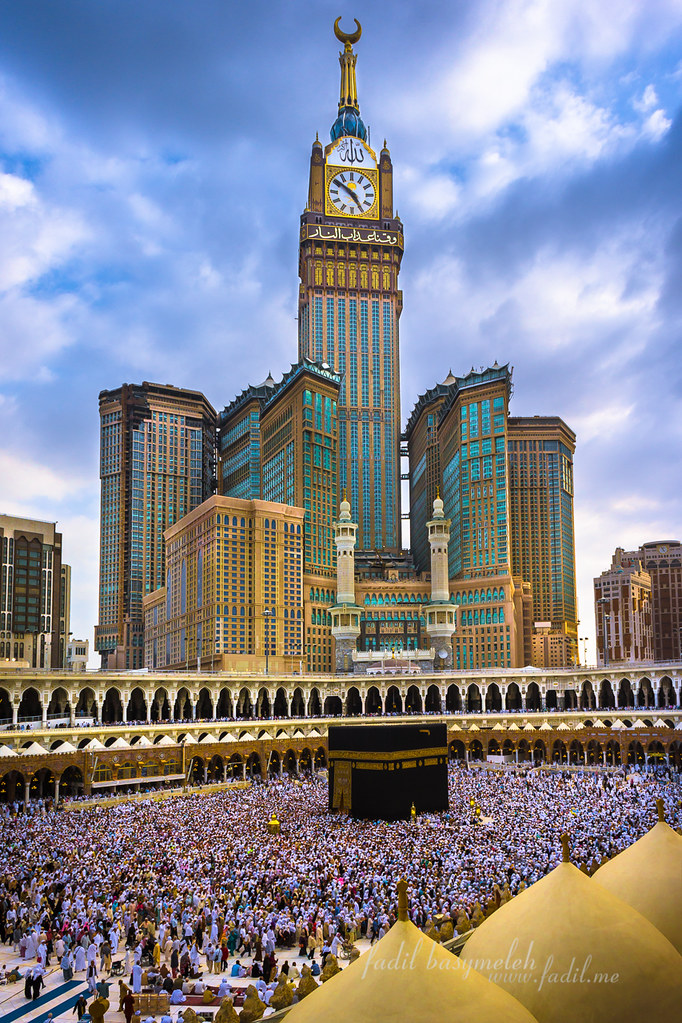 Kaabah Masjidil Al-Haram & Zam-zam Clock Tower, Mecca