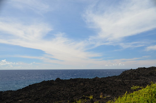 ocean sky water volcano hawaii lava coast puna hawaiʻi