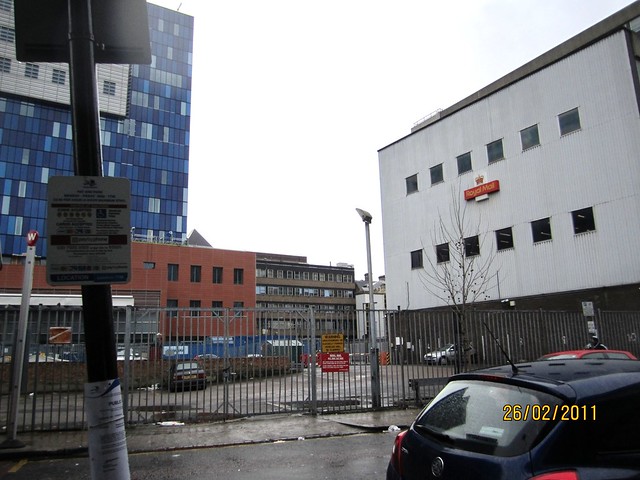 The construction of the new royal London Hospital Feb 2011