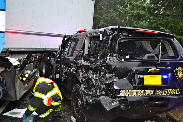 Marion County Sheriff Semi Accident