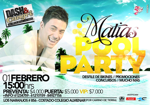 FLYER POOL PARTY MATIAS | by fullGFX©