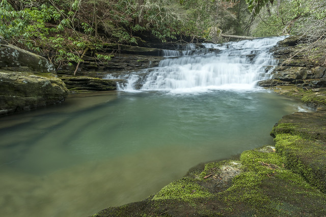 Pocket Creek Falls, Pocket Creek, Chimneys SNA, Marion County, Tennessee 2