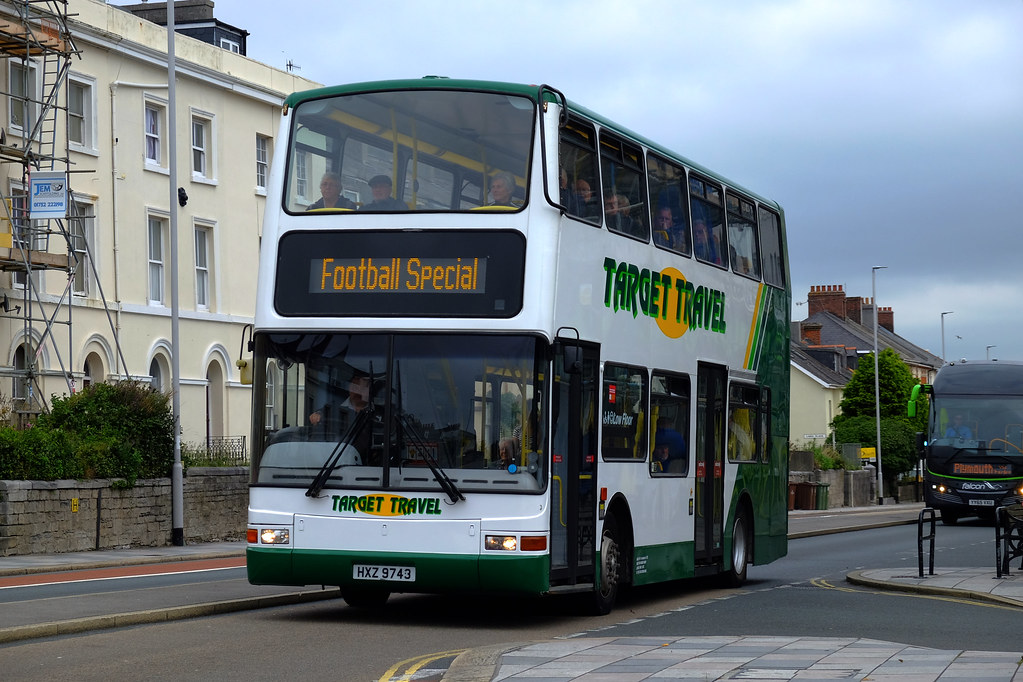 Plymouth Argyle FC Tee Plymouth Stadt Bus 