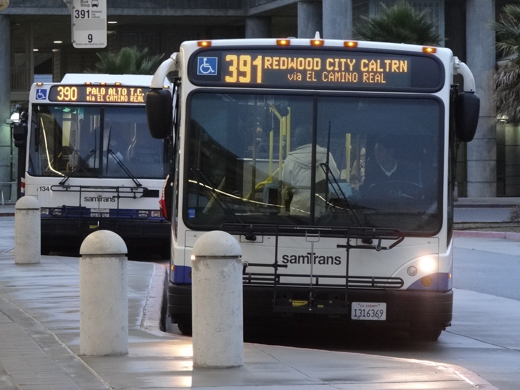 Samtrans Caltrain samtrans 476 391 REDWOOD CITY CALTRAIN via EL CAMINO REAL … | Flickr