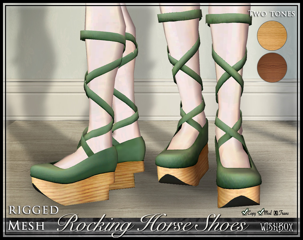 Rocking Horse Shoes (Sage)