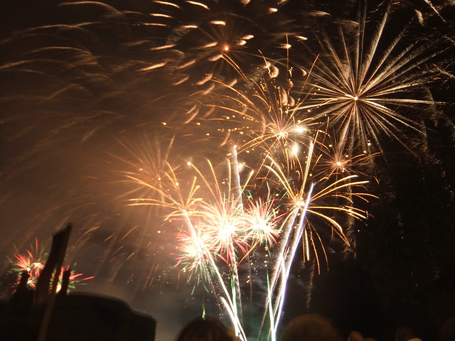 Castle fireworks