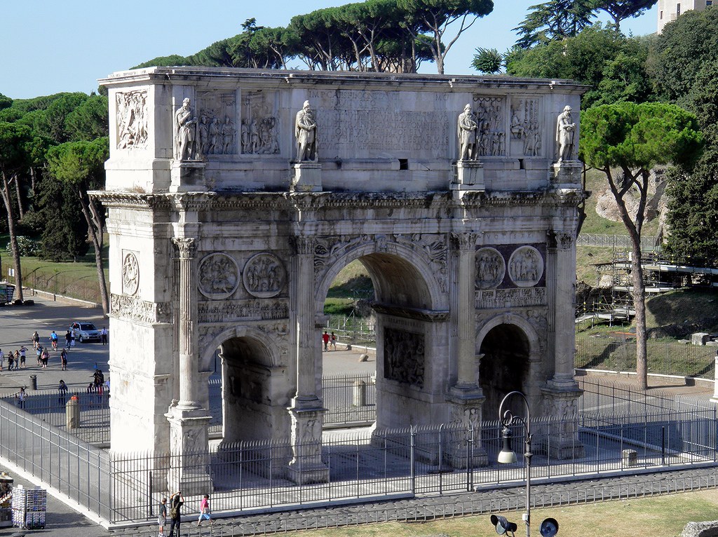 Arch of Constantine, North face, Rome