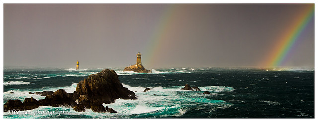 Rainbow at la Vieille lighthouse-Brittany