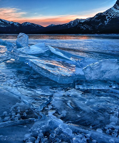 Ice Chunks on Abraham Lake by CB Calgary, Taken Jan 2013 during sunrise. 

Image taken on Canon 50d with TS-E 24mm II, Singh-Ray LB Polarizer,
