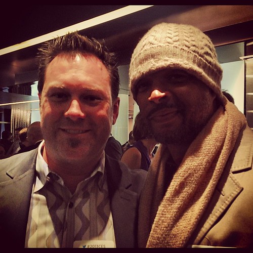 Taking one for the team w/ @DamonKWayans | Aaron Strout | Flickr