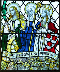 St Catherine, St Ethedreda and St Margaret de Valois by FC Eden, 1925