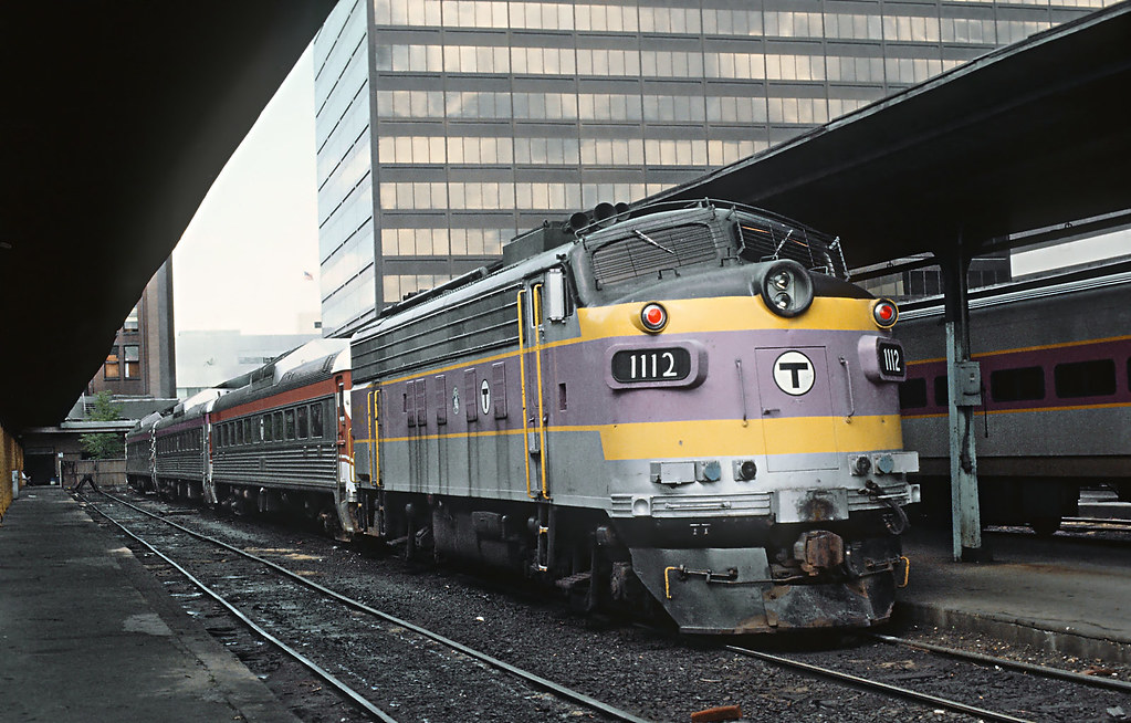 5 MBTA F-unit Photos -- All Rebuilt GM&O F3As | MBTA 1112 at… | Flickr
