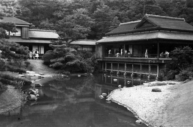 Sankien Gardens in Yokohama, 1961, photo by R. L. Huffstutter