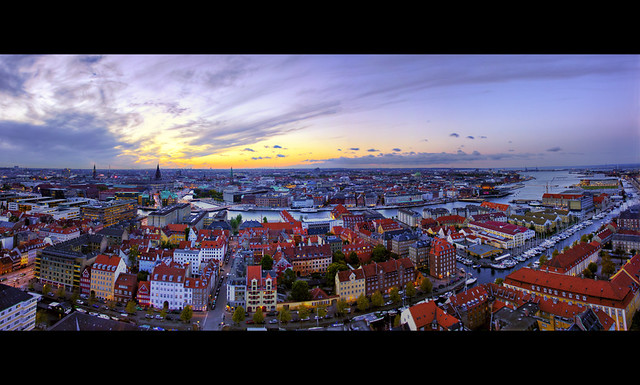 Copenhagen, blue hour.