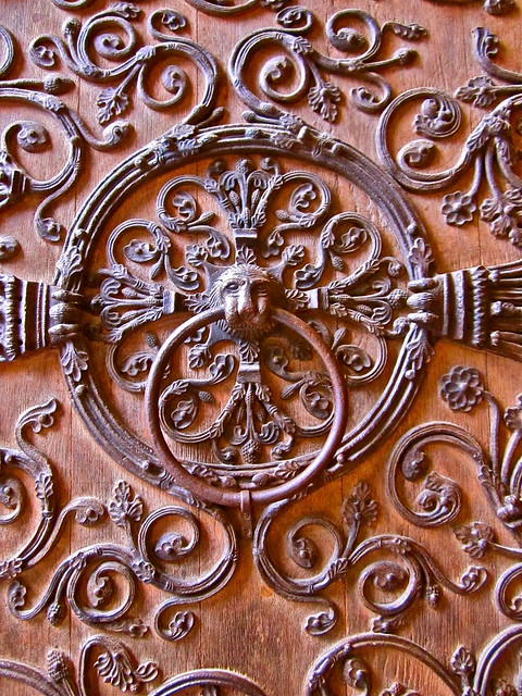 Door hardware detail, Notre Dame Cathedral - Paris 1e