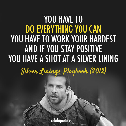 Silver Linings Playbook (2012) Quote Collection http//c… Flickr