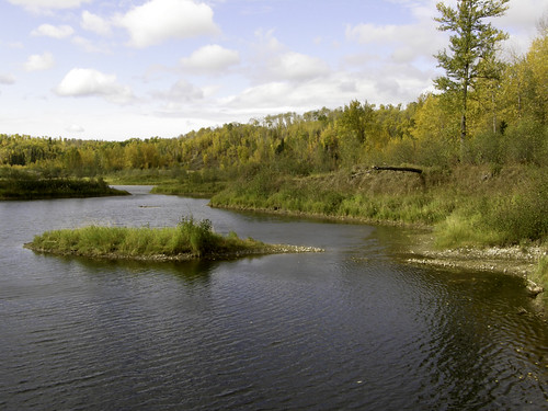 Eagle Point-Blue Rapids Park System - Island in River