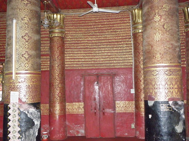 Inside a temple in Luang Prabang, Laos